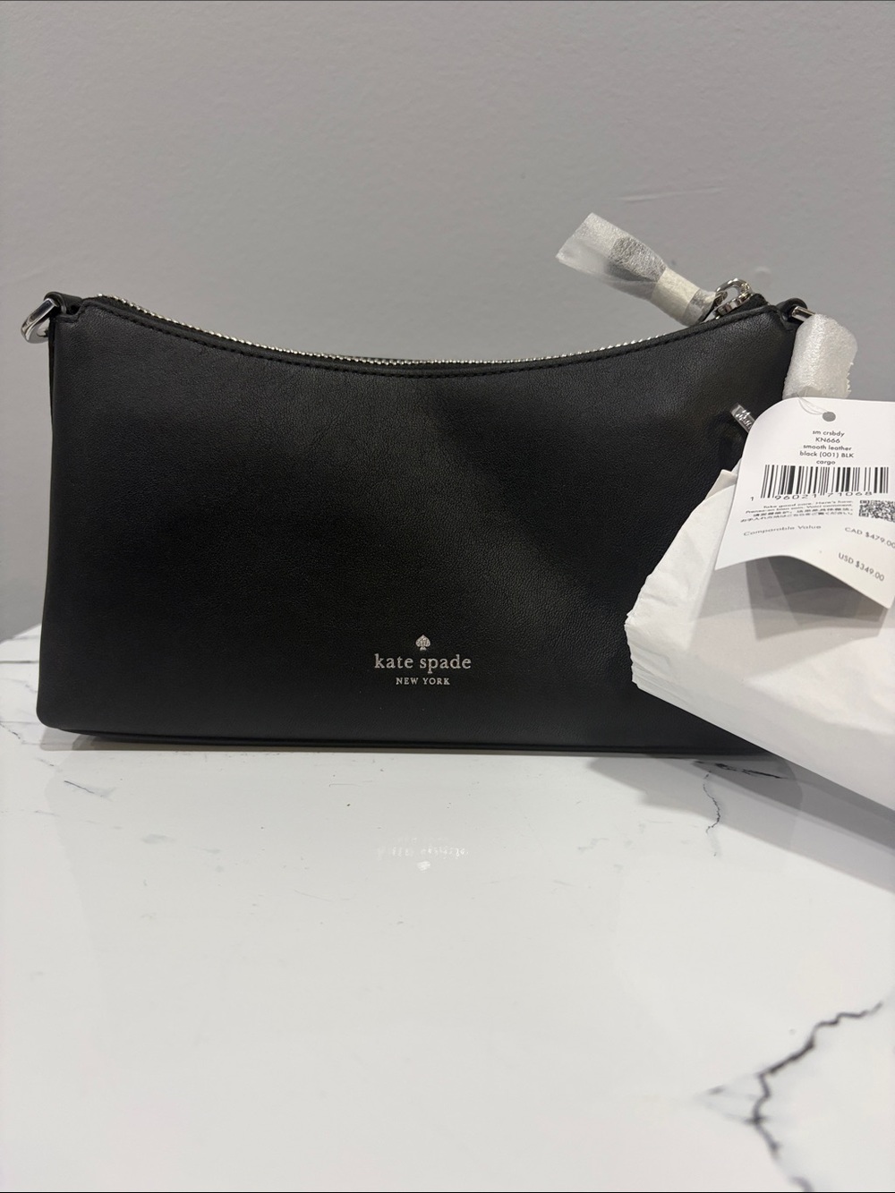 kate spade Black Leather Bag